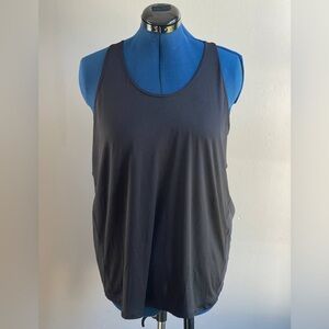 Lululemon Women's Essential Tank Pleated Racerback Tank Top Sz 10 Yoga‎ Black